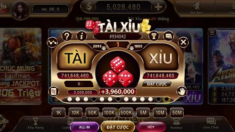 cách tính tài xỉu